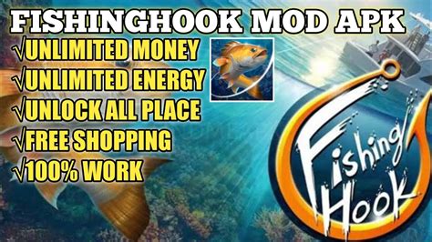 Fishing Hook Mod APK v2.5.2 Unlimited Money and Mod Menu.